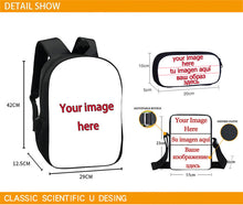 Load image into Gallery viewer, Barbie printed backpack three piece set AB2135