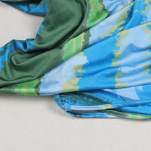 Load image into Gallery viewer, Sexy high slit printed satin dress