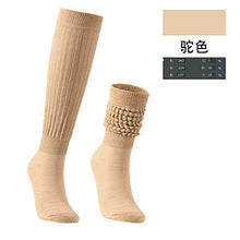 Load image into Gallery viewer, Hot selling color mid tube trendy pile socks AE4139