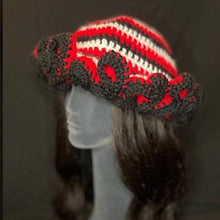 Load image into Gallery viewer, Adult lace beanie hat fashion and versatile ruffle pullover hat AE4147