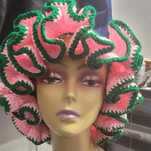 Load image into Gallery viewer, Adult lace beanie hat fashion and versatile ruffle pullover hat AE4147