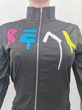 Load image into Gallery viewer, Casual zipper print two piece set(AY1701)