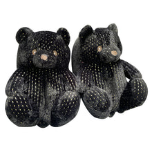 Load image into Gallery viewer, New style teddy bear plush cotton slippers HPSD108