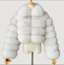 Load image into Gallery viewer, Hot sale lapel faux fur short coat(AY1356)