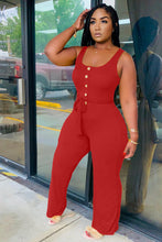 Load image into Gallery viewer, Summer Stitching wide-leg jumpsuit AY1007