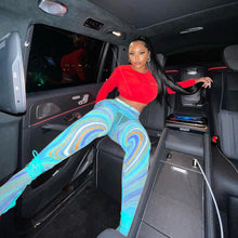 Load image into Gallery viewer, Printed Slim Color Pants(AY1693)