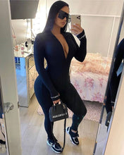 Load image into Gallery viewer, letter embroidery jumpsuit OS2025