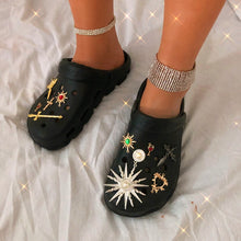 Load image into Gallery viewer, Explosive Rhinestone Hole Shoes Baotou Sandals(HPSD099)