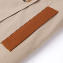 Load image into Gallery viewer, Fashion color matching long trench coat(AY1339)