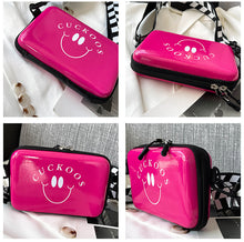 Load image into Gallery viewer, Trendy square box-shaped smiley crossbody bag(AB2035)