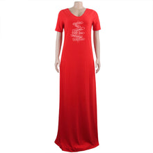 Load image into Gallery viewer, Sexy Solid Color Printed Long Dress(AY1784)