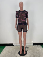 Load image into Gallery viewer, Letter printing screen perspective two piece set AY1907