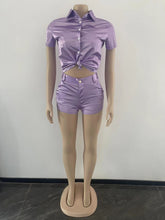 Load image into Gallery viewer, Hot short sleeved shirt two piece set AY2005