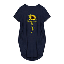 Load image into Gallery viewer, Casual Print Pocket Dress(AY1730)