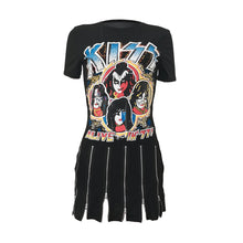 Load image into Gallery viewer, Fashion casual sexy offset cartoon map dress AY1938