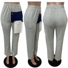 Load image into Gallery viewer, Fashion solid color panelled trousers(AY1780)