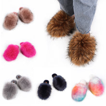 Load image into Gallery viewer, New fashion plush Baotou slippers (HPSD110)