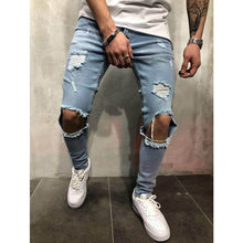 Load image into Gallery viewer, Hot selling ripped denim pants