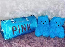 Load image into Gallery viewer, Sequin bag + teddy bear slippers sets