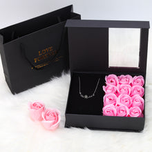 Load image into Gallery viewer, Christmas Valentine's Day 12 roses gift box (with necklace)AE4069