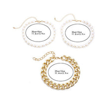 Load image into Gallery viewer, Fashion exaggerated imitation pearl multilayer necklace(AE4091)