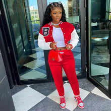 Load image into Gallery viewer, Letters printed baseball uniform sports suit(AY1435)