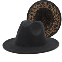 Load image into Gallery viewer, Printed double-sided color matching jazz hat(AE4073)
