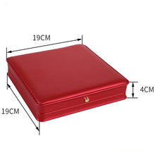 Load image into Gallery viewer, PU crown buckle flip jewelry box (AE4079)