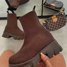 Load image into Gallery viewer, Trendy knitted short boots(HPSD151)