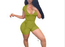 Load image into Gallery viewer, Sexy printed deep V elastic pit strip AY1100