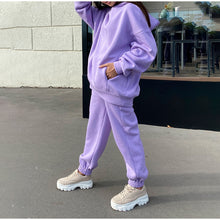 Load image into Gallery viewer, Hooded sweater casual suit(AY1386)