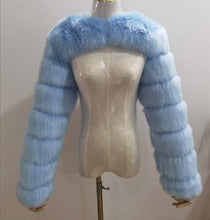 Load image into Gallery viewer, Fashion faux fur jacket(AY1360)