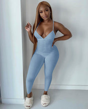 Load image into Gallery viewer, Hot Ribbed suspender jumpsuit AY1115