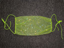 Load image into Gallery viewer, Fashion rhinestone decorative face mask(AE4103)