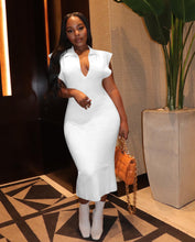 Load image into Gallery viewer, Fashion sleeveless polo neck dress(AY1884)