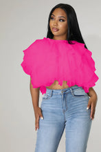 Load image into Gallery viewer, Chiffon sleeveless fashion short top AY2026