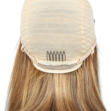 Load image into Gallery viewer, Human hair piano color T-shaped hand-woven lace wig(AH5028)