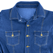 Load image into Gallery viewer, Fashion denim slim jumpsuit(AY1636)