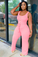 Load image into Gallery viewer, Summer Stitching wide-leg jumpsuit AY1007