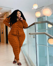 Load image into Gallery viewer, Casual printed shirt suit(AY1593