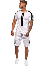 Load image into Gallery viewer, Men's short sleeve t-shirt two-piece(AY1032)