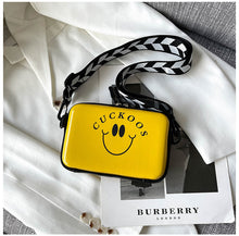 Load image into Gallery viewer, Trendy square box-shaped smiley crossbody bag(AB2035)