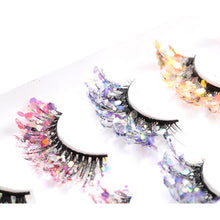 Load image into Gallery viewer, Starry sky luminous fluorescent color changing 25mm false eyelashes(AH5057)