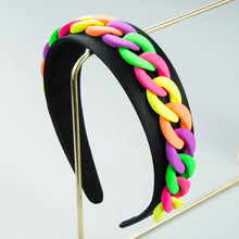 Load image into Gallery viewer, Fashion color chain macaron headband(AE4055)