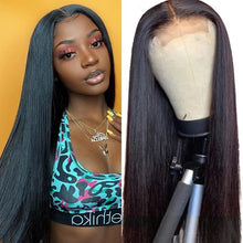 Load image into Gallery viewer, 4*4 lace closure wigs Human hair 180% Density Straight Wigs(AH5040)