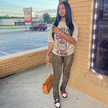 Load image into Gallery viewer, lettered printed Short Sleeve T-Shirt AY2048