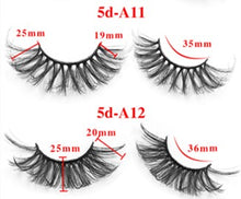 Load image into Gallery viewer, Five pairs set with extended false eyelashes