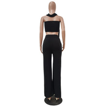 Load image into Gallery viewer, Sexy solid color wide leg pants tube top suit(AY1831)