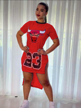 Load image into Gallery viewer, New basketball slit dress (no brand) AY1138
