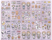 Load image into Gallery viewer, oil rabbit diary cute waterproof sticker(AE4034)